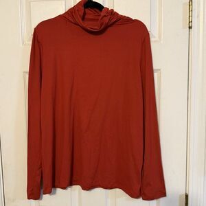 NWT Zenana Soft Turtle Neck Microfiber Top | Red | Plus Size